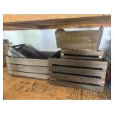 Lot of Wooden Crates & Wedding Decor