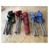 5 folding chairs