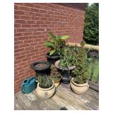 Lot of Assorted Outdoor Pots