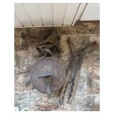 Vintage Yokes, Gas Can, Corn Sheller