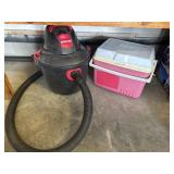 Shop Vac & Rubbermaid Cooler