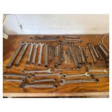 Assortment of wrenches