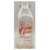 Geo L. Atkins Dairy Hopkinsville, KY Milk Bottle