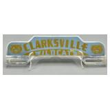 Vintage Clarksville Wildcats License Plate Topper