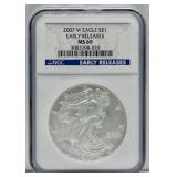 2007-W American Silver Eagle Early Releases MS69