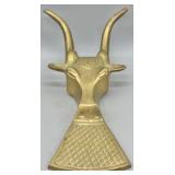 Solid Brass Antelope Head Boot Jack