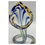 MCM Handblown Jack In The Pulpit Vase