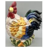 Rooster Ceramic Cookie Jar