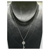 .925 Sterling Elsa Disney Fine Jewelry Necklace