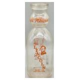 Lincoln Dairy Co. Milk Bottle Hartford, Conn.