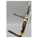 Schrade Uncle Henry 897UH Stockman Staglon Knife
