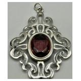Sarah Coventry Royal Flair Pendant w/Gemstone