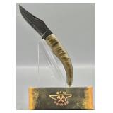 Old Forge OF030 Ramï¿½s Horn Handle Pocket Knife