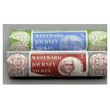 (2) 2005-D & 2006-P Westward Journey Nickel Rolls