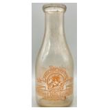 Rutland Hills Co-op Milk Bottle Watertown, N.Y.