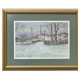 Christmas Eve on Front Street Clarksville Print