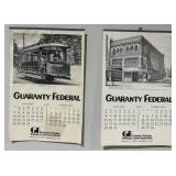 1978 & 1979 Guaranty Federal Savings Bank Calendar