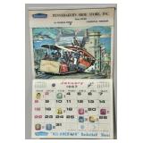 1967 Pennebaker"s Shoe Store Advertising Calendar