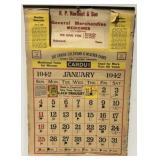 1941 R.P. Norfleet & Son Adverstising Calendar