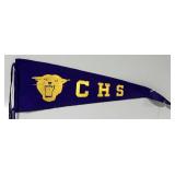 Vintage CHS Felt Banner