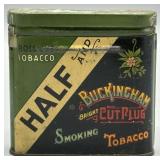 Antique Buckingham Bright Cut Plug Advertising Tin