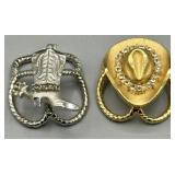 Western Themed Scarf Slides