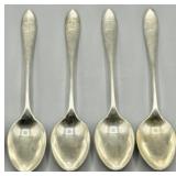c1880-1910 Sterling Silver Teaspoons
