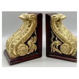 Neoclassical Architectural Style Ornate Bookends