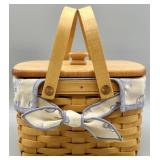 1999 Longaberger Seashell Beachcomber Basket