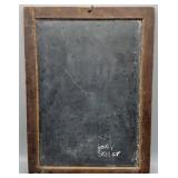 Antique Wood Framed Slate School Chalkboard