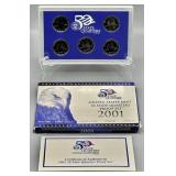 2001 United States Proof Set with COA