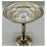 Antique Sterling Silver Pedestal Compote Weighted