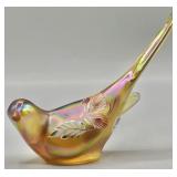 Fenton Art Glass Bird HP & Signed by P. Hayhurst