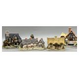 (4) Davis Winter Cottage Houses