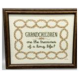 Grandchildren Are The Treasures Cross Stitch