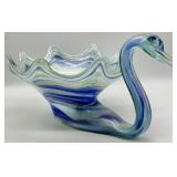 Murano Style Mid-Century Handblown Swan
