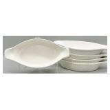 Ceramic Oval Au Gratin Single Serve Lasagna Dishes