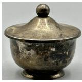 Sterling Silver Vintage Salt Cellar w/Lid