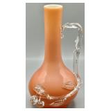 19th Century Victorian Handblown Art Glass Vase