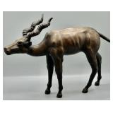 MCM Leather Wrapped African Antelope Sculpture
