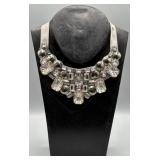 Vintage Victorian Style Bib Glass Crystal Choker
