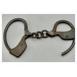 Antique Cast Iron 19th Century Shackle Handcuffs