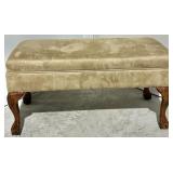 Queen Anne Style Storage Bench