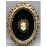 1960s Arabesque Barbizon Victorian Wall Plaque