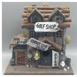 Golf Shop Birdhouse w/Birdie Club & Rental Signs