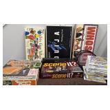 Assorted board games and WII video games
