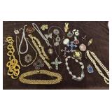Lot of misc costume jewelry