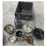 Lot of misc cookware & silverware