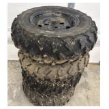 Factory set of Polaris ranger wheels and tires