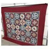 Machine sewn quilt